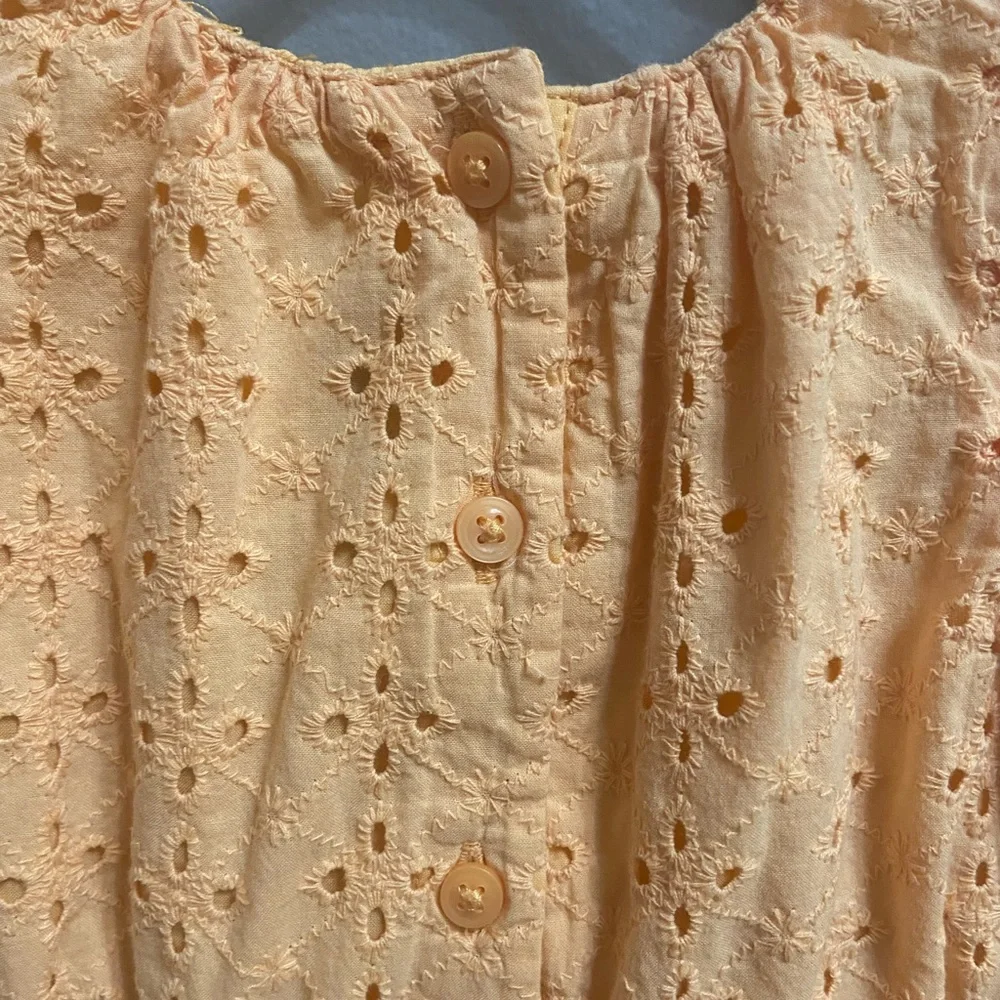 Rachel Zoe X Janie and Jack Eyelet Tiered Ruffle Dress, Size 2T